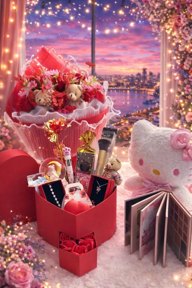 Kırmızı güzellik serisi midi boy